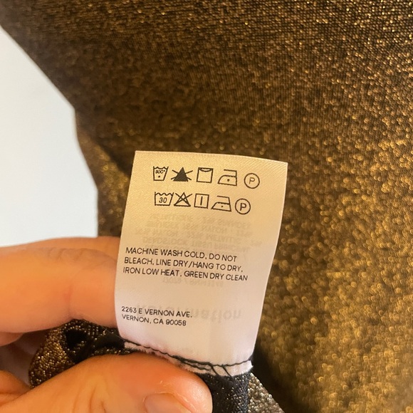 Reformation BRONZE Rahm Dress NWOT - Picture 10 of 15